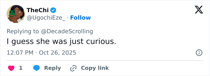 Screenshot of a tweet responding to a viral interaction involving David Harbour and a woman half his age.