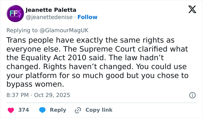 &ldquo;Embarrasing&rdquo;: People React To J.K. Rowling&rsquo;s Comments On Glamour UK&rsquo;s &lsquo;Women Of The Year&rsquo; Cover