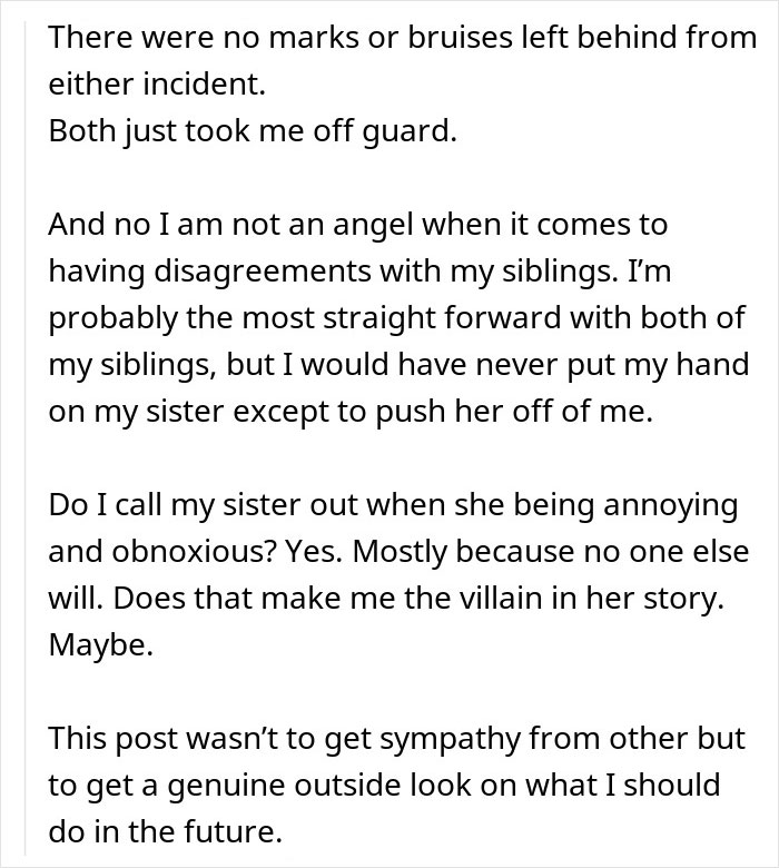 Pregnant woman goes no-contact with sister after Thanksgiving disaster, describing conflict and personal boundaries with siblings.