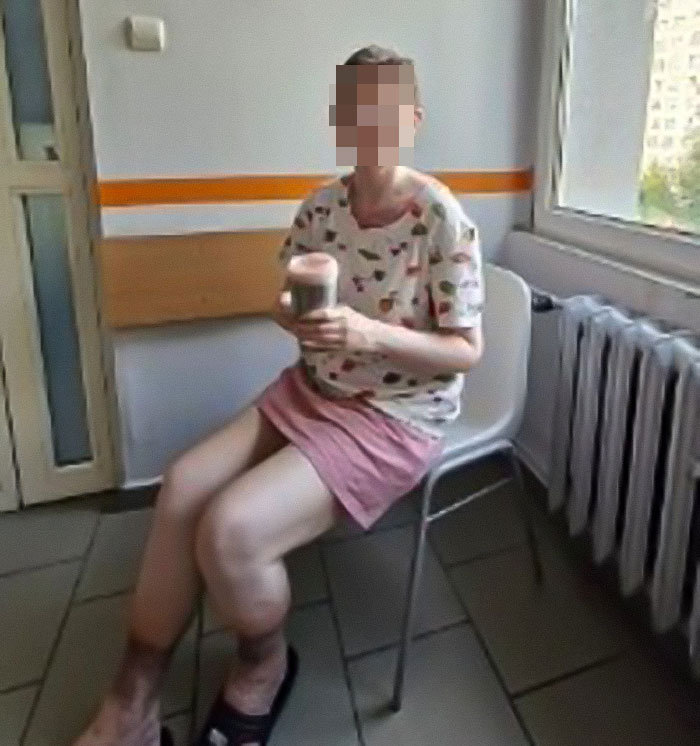 Teen missing 27 years found living in parents&rsquo; house in horrific condition, sitting on a chair holding a drink.