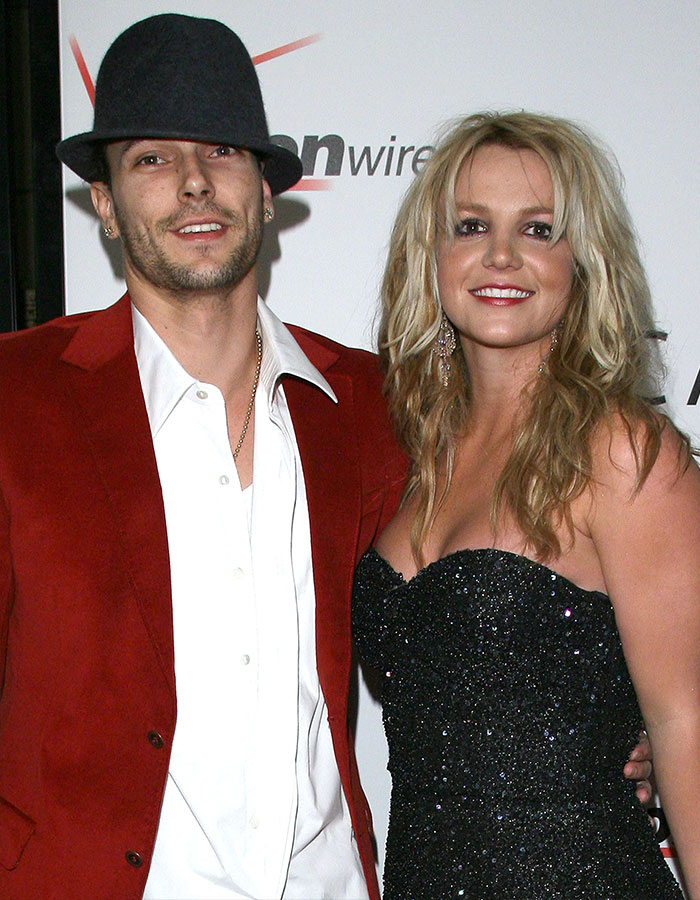 Britney Spears and Kevin Federline posing together at an event, highlighting a heartbreaking new confession.