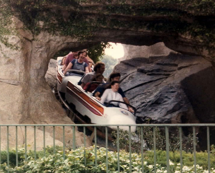 Visitors riding a roller coaster at Disney World, highlighting tragic incidents involving lost lives at the theme park.