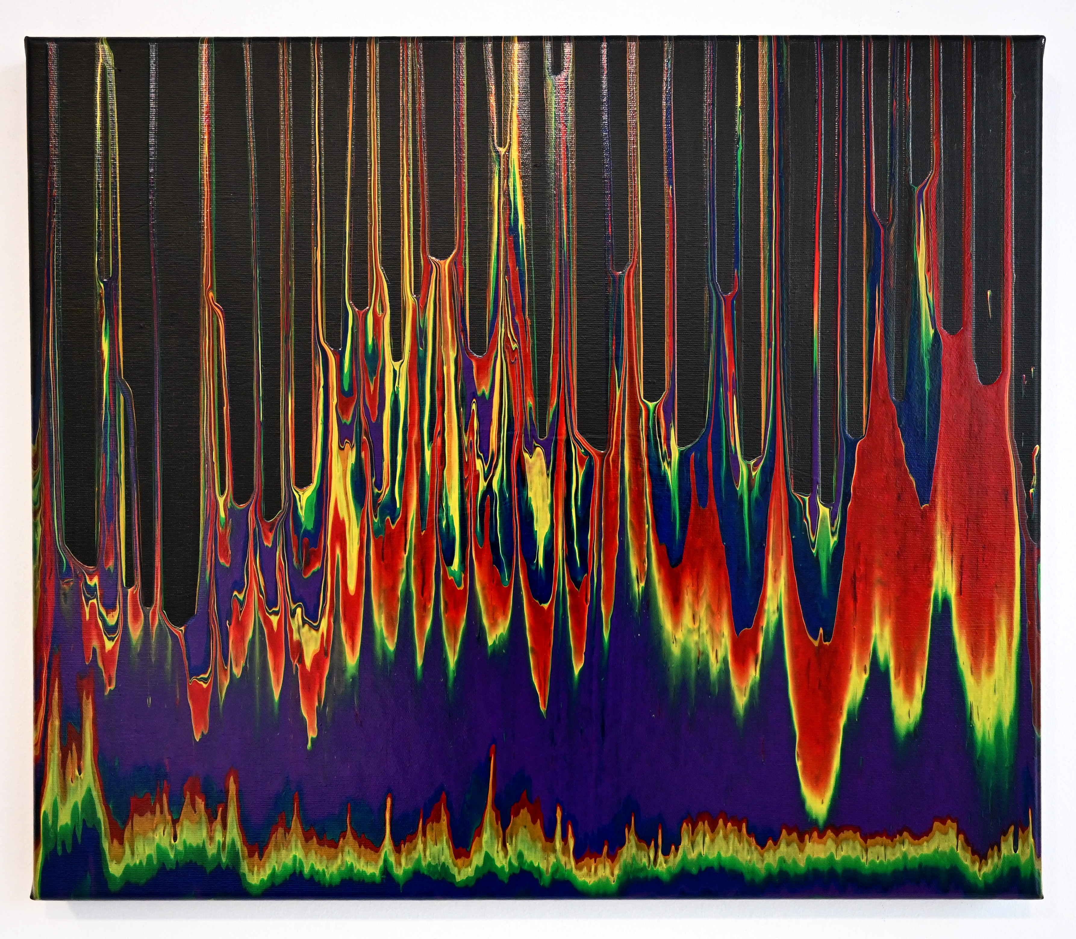 The Art Of Letting Go 🌈 Gravity Flow Acrylic Pour Painting