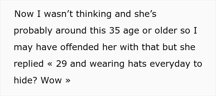 Text snippet showing a guy asking a coworker why she wears makeup every day and her surprising reply causing online debate.