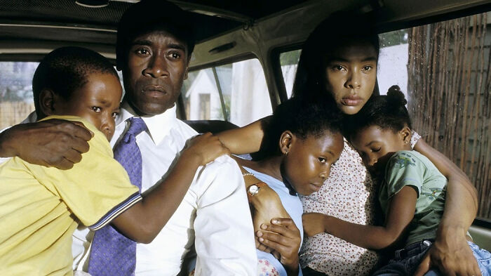 A tense family scene inside a car, portraying characters from movies based on true stories that feel impossible to believe.