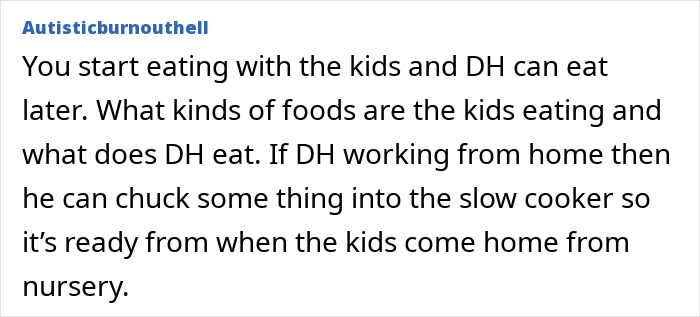 Alt text: Mom struggles with eating together as family faces many hurdles creating a challenging mealtime experience.