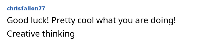 Person commenting online with supportive message about creative thinking on billboard campaign to find love.