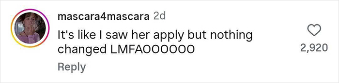 Comment on a viral makeup tutorial video showing a cleavage makeup trick, expressing disbelief that the application made no visible change.