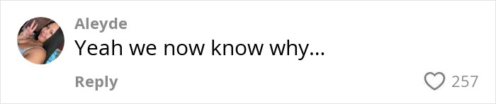 Comment saying yeah we now know why, related to mom sparks debate about biological daughter&rsquo;s biggest room in the house