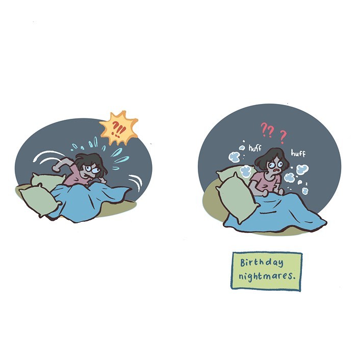 Malaysian artist comic shows life moments with tall geeky husband, capturing relatable everyday couple scenarios in a humorous style.