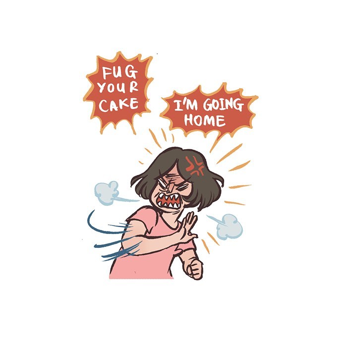 Malaysian artist comic shows life moments with tall geeky husband, capturing relatable everyday couple scenarios in a humorous style.