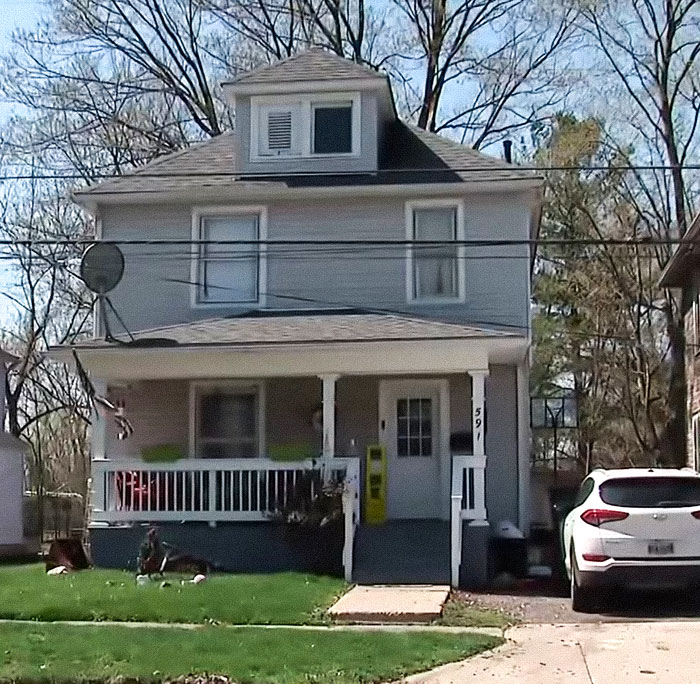 Residential house where after pit bull attack on 6-month-old baby, father pleads guilty in local neighborhood setting.