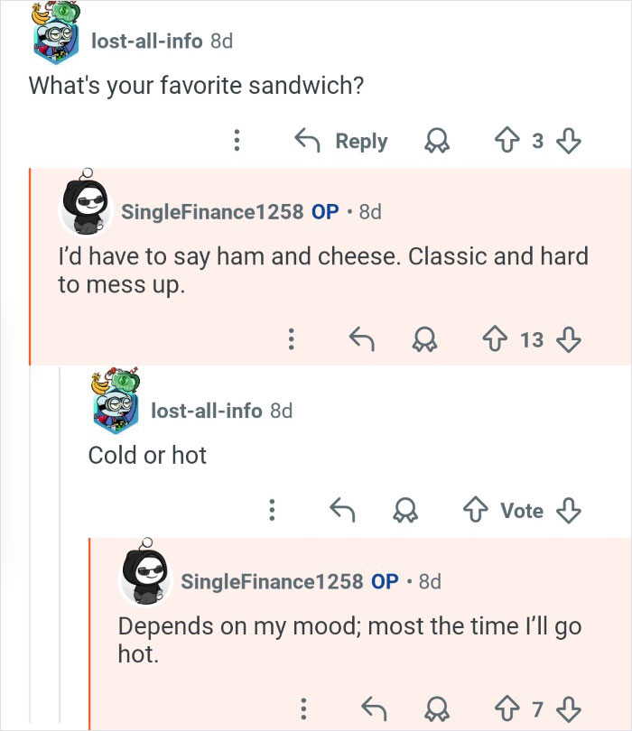Screenshot of an online discussion with the person who won $7M in the lottery sharing thoughts a year later.