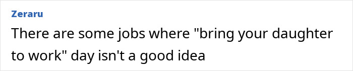 Text post reading There are some jobs where bring your daughter to work day isn't a good idea, relating to brain surgeon arrested after daughter drills skull.