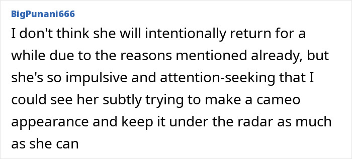 Comment discussing a plus-size activist known for demanding free seats on planes and keeping a low profile after a legal issue. Comment discussing a plus-size activist known for demanding free seats on planes and keeping a low profile after a legal issue.