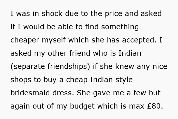 Woman upset in shock after bride-to-be asks her to pay for her own bridesmaid&rsquo;s dress cost.