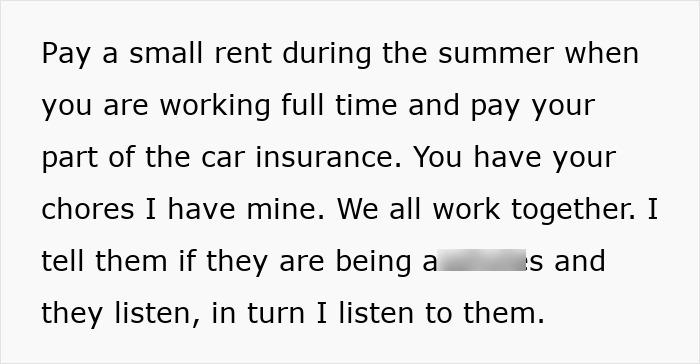 Text excerpt showing a woman’s message about paying rent, sharing chores, and mutual respect, highlighting emotional tension. Text excerpt showing a woman’s message about paying rent, sharing chores, and mutual respect, highlighting emotional tension.