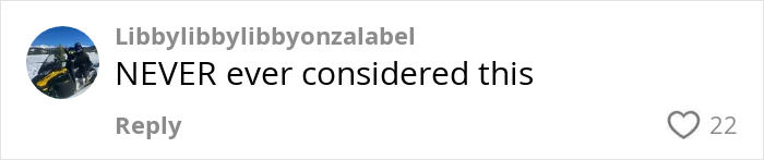 Comment on social media saying never ever considered this, related to doctor revealing toilet paper danger in public bathrooms.