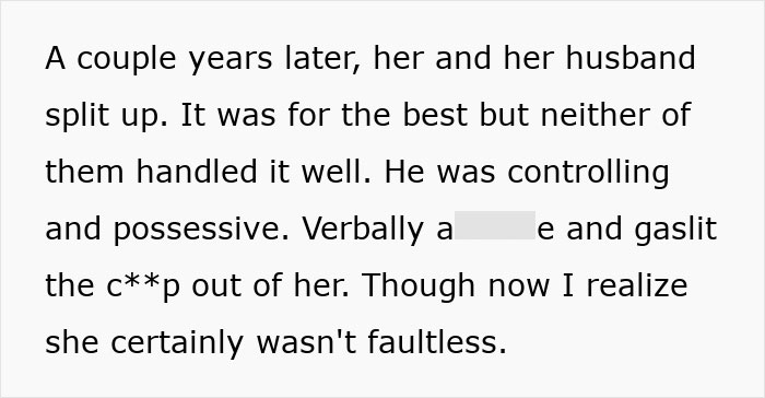 Text excerpt about a woman ending a toxic relationship, highlighting control, possessiveness, and emotional abuse.