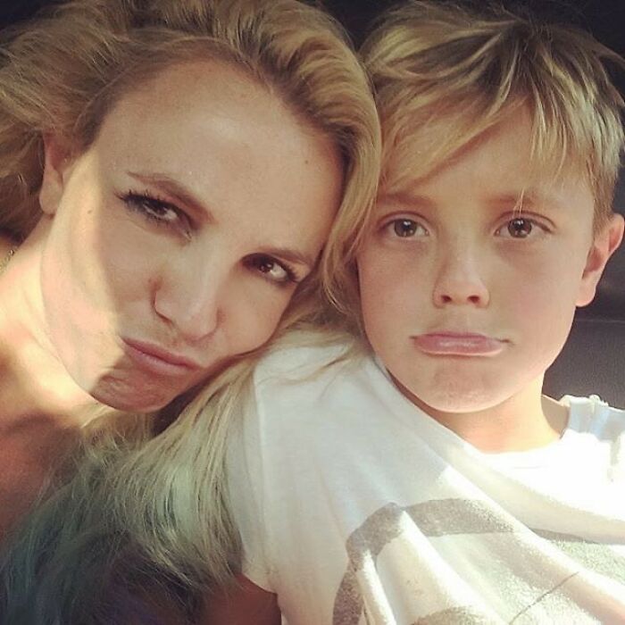 Britney Spears with her son, closely posing for a selfie, illustrating family moments linked to Kevin Federline claims. Britney Spears with her son, closely posing for a selfie, illustrating family moments linked to Kevin Federline claims.