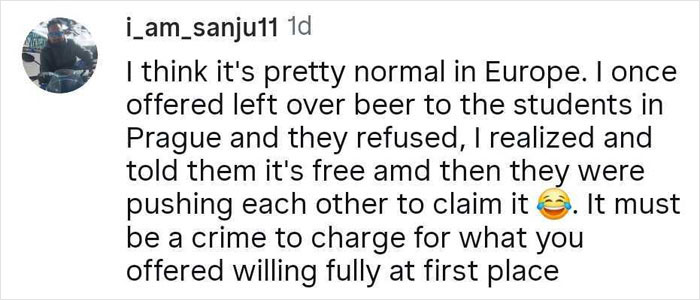 Comment discussing cultural differences about sharing food in Europe, highlighting Bulgarian and Dutch perspectives. Comment discussing cultural differences about sharing food in Europe, highlighting Bulgarian and Dutch perspectives.