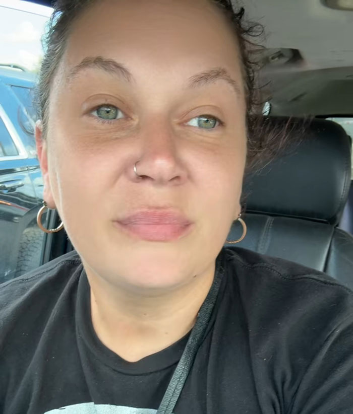 Woman in a car venting about her daughter getting bullied for clothes as several brands step up to help her.