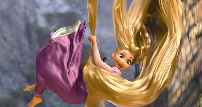 Animated blonde girl in a purple dress swinging with long hair, related to Disney casting and reboot controversy. Animated blonde girl in a purple dress swinging with long hair, related to Disney casting and reboot controversy.