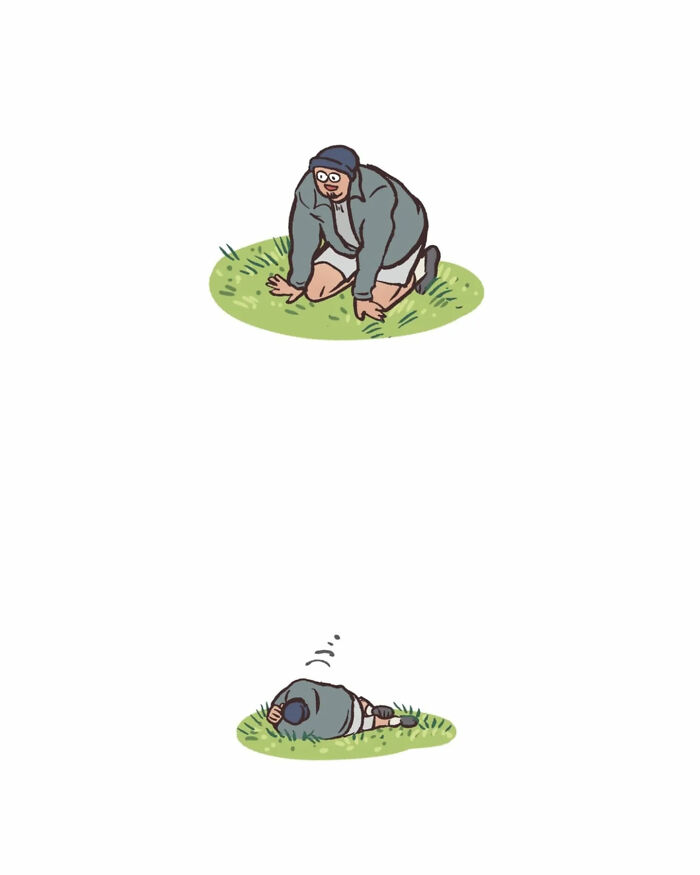 Malaysian artist’s comic showing her life and honeymoon with her tall, geeky husband visiting LOTR filming locations.