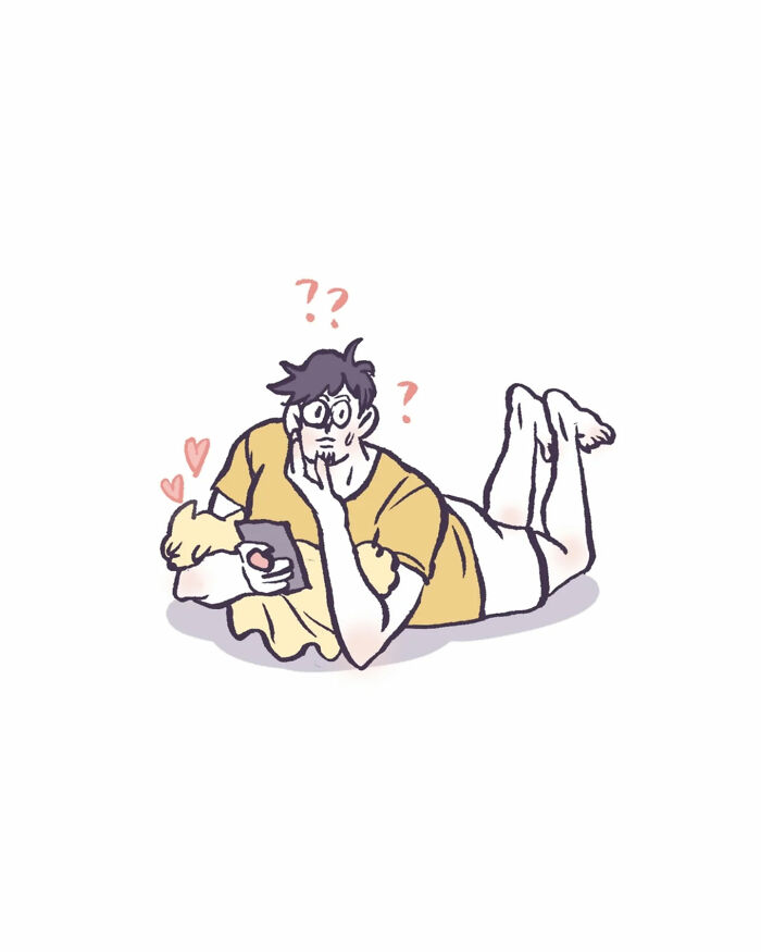 Illustration by Malaysian artist showing a family hugging, expressing hope and emotions with nature background.