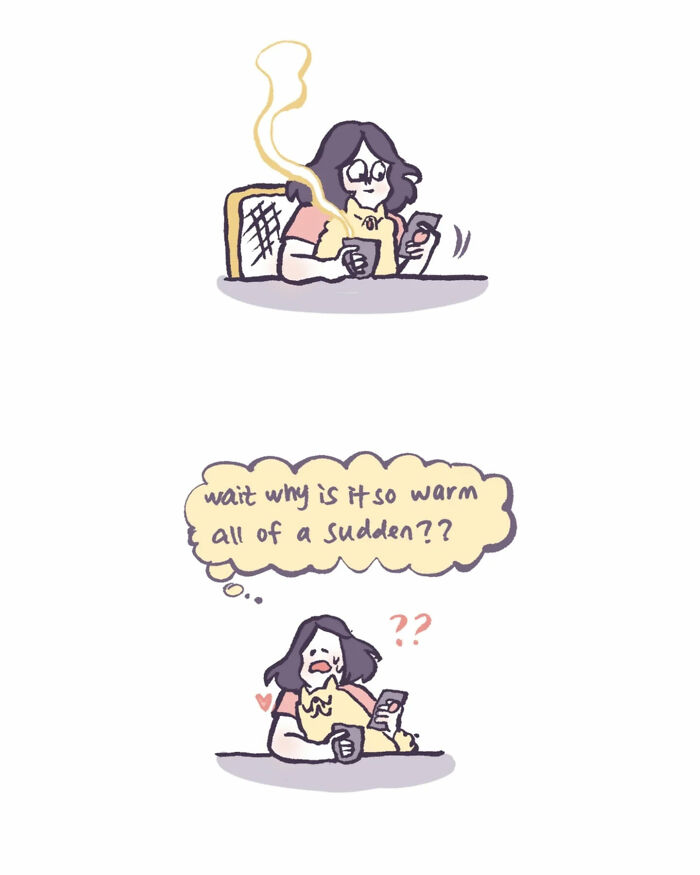 Illustration by Malaysian artist showing a family hugging, expressing hope and emotions with nature background.