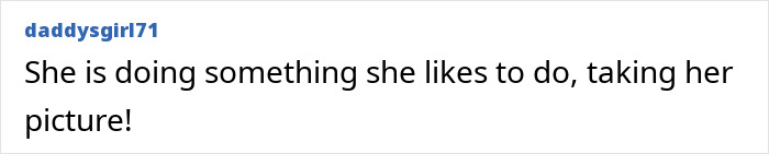 Comment from user daddysgirl71 expressing enjoyment in taking a picture, related to Kylie Jenner and Timoth&eacute;e Chalamet date photos.