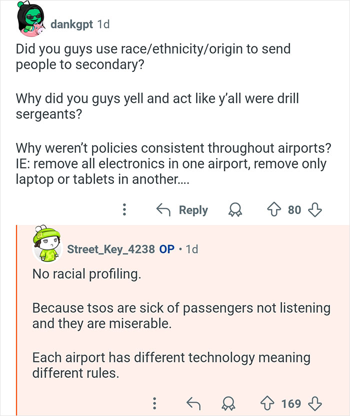 Reddit Q&A with former TSA worker explaining airport security policies and addressing common passenger questions.