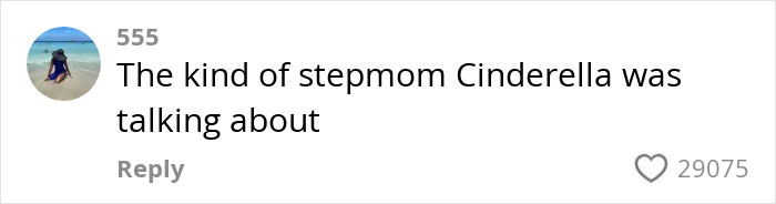 User comment on social media about family dynamics sparking debate regarding biological daughter having biggest room in the house.