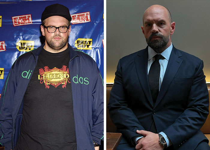 Actor from My Name Is Earl showing stunning new look after losing 250lbs, dressed casually and then in a formal suit.
