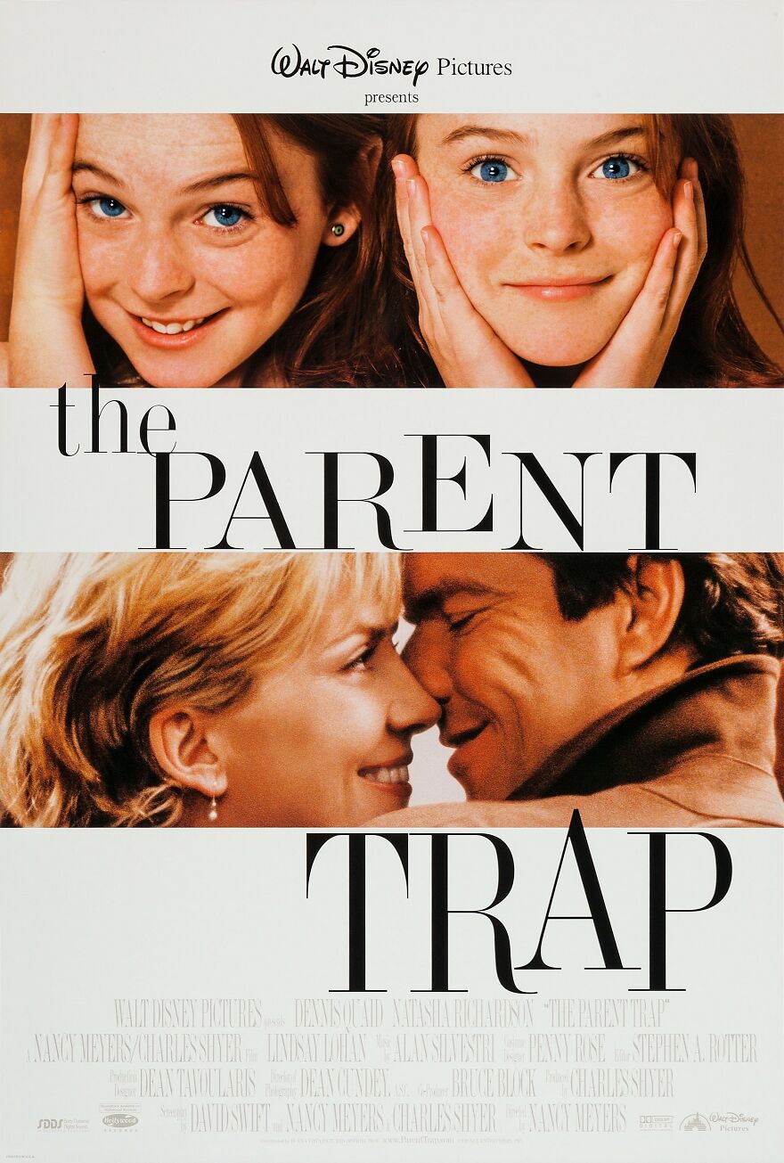 Lindsay Lohan in early role from The Parent Trap showcasing evolving look through different life stages