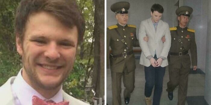 Side-by-side images showing a smiling man outdoors and a young man escorted by soldiers, highlighting facts that still remain undiscovered.