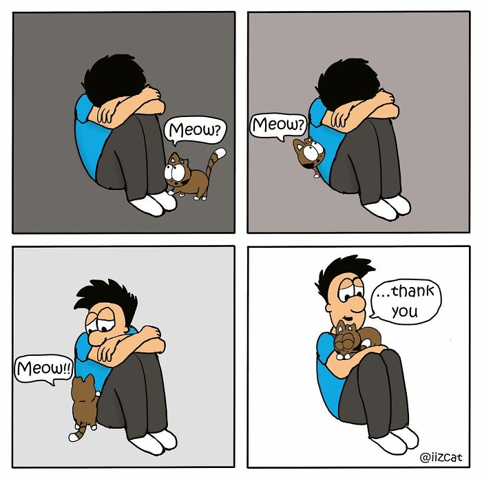 ‘I Iz Cat’: How A Rescue Cat Inspires Hilarious And Heartwarming Comics About Everyday Life