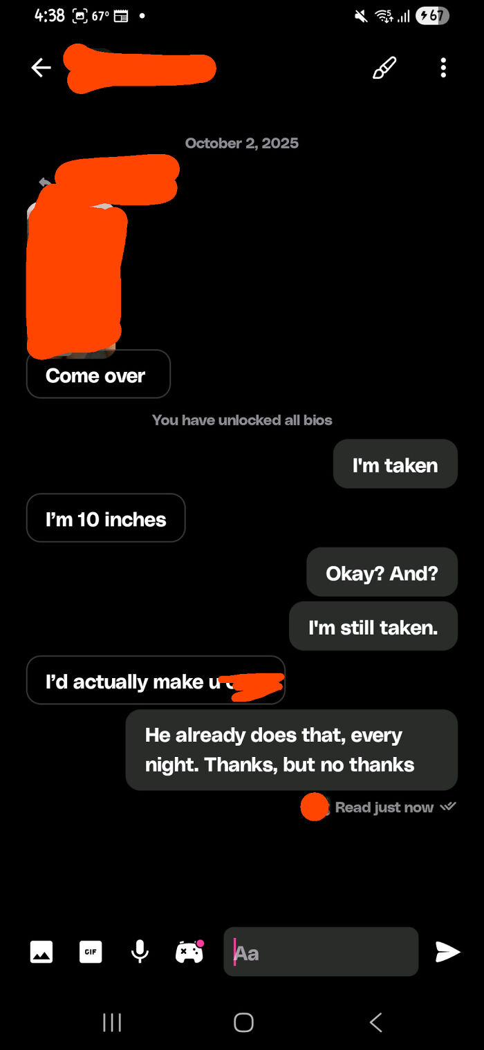 Text message exchange showing women serving brutal comebacks to creepy men in a sharp and confident tone.