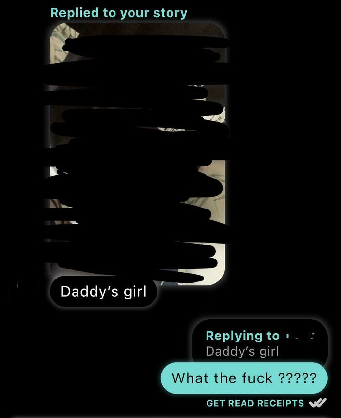 Screenshot of a text message showing a woman’s brutal comeback to a creepy man’s inappropriate comment.