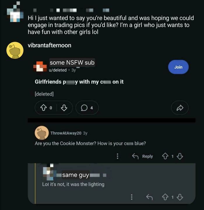 Screenshot of brutal comebacks from women responding to creepy men with savage replies on a social media platform.