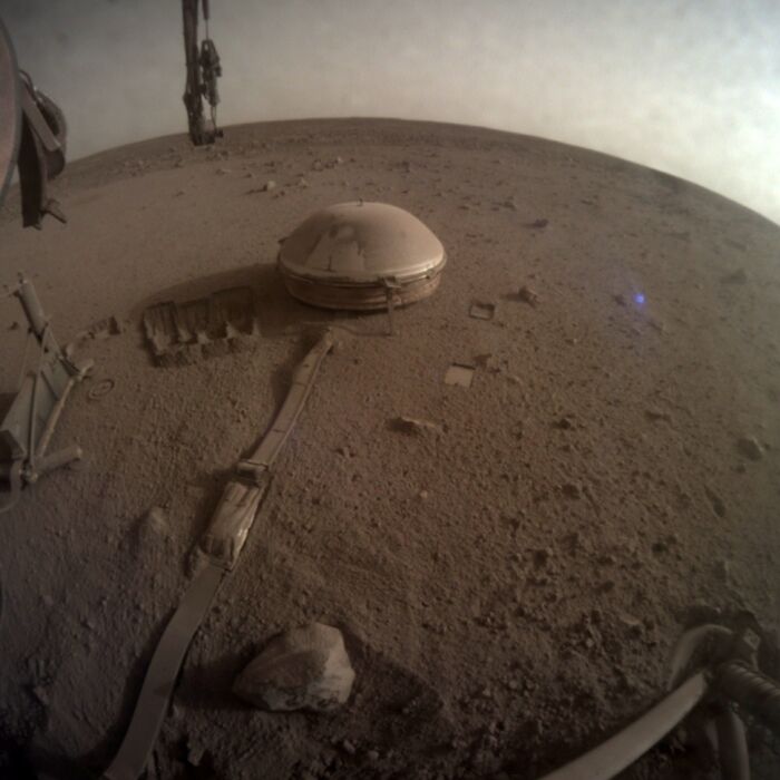 Surface of Mars captured by a rover, showcasing unique astronomy features in an epic space exploration photo.