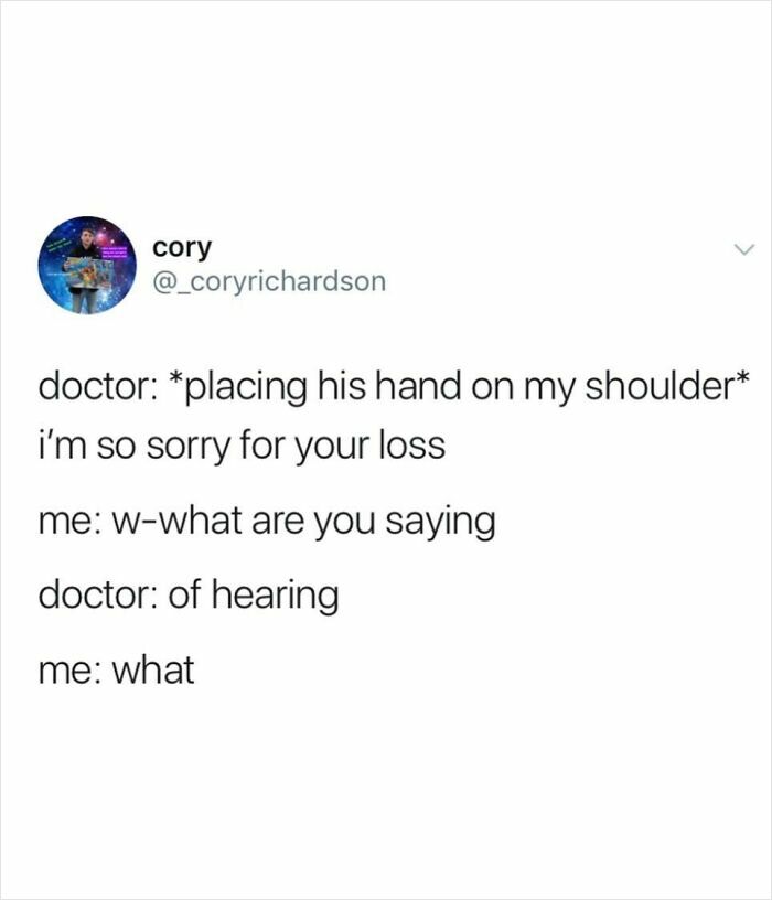 Tweet screenshot showing a chaotic humorous conversation between a doctor and patient, illustrating chaotic tweets humor.