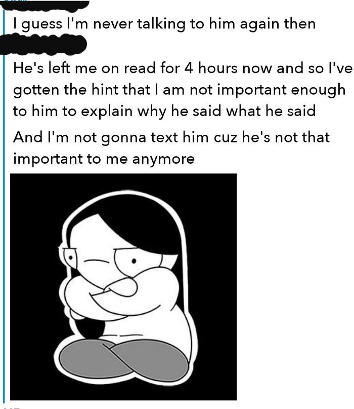 Screenshot of a woman expressing frustration in a text message, part of unhinged things women said collection.