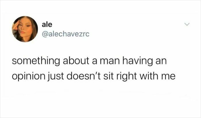 Screenshot of a tweet showing an unhinged statement made by a woman, shared in a popular online discussion.