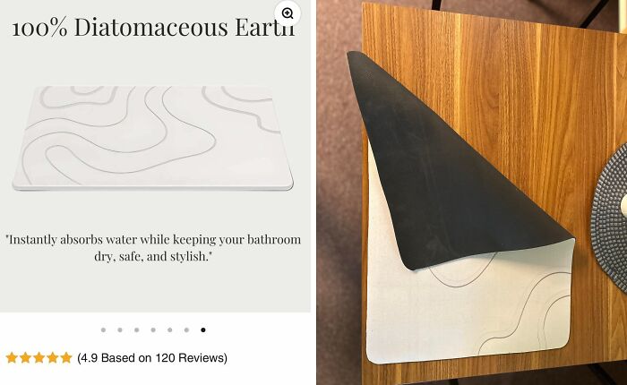 Bath mat online shopping fail showing a thin, ineffective product that backfired on the buyer’s expectations.