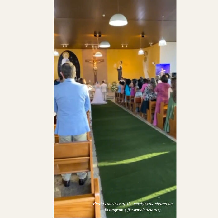 Stray Dog Crashes A Wedding And Leaves With A Forever Family