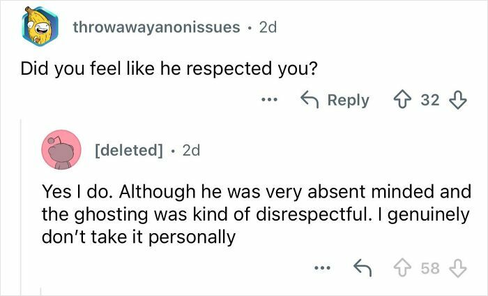 Reddit conversation showing a woman discussing dating a billionaire and the challenges of his absent-minded lifestyle.