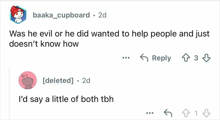 Reddit user discussing complexity of dating a billionaire with 20 years age difference and crazy lifestyle experiences.