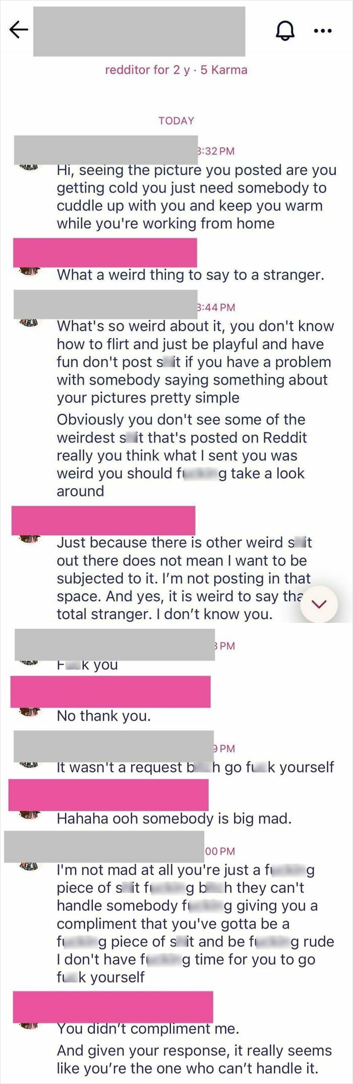 Screenshot of a Reddit conversation showing women serving brutal comebacks to creepy men with sharp and direct replies.