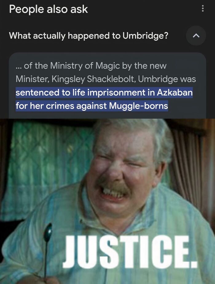 Harry Potter memes featuring justice for Umbridge with a laughing character in a cozy Gryffindor setting.